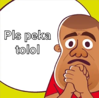 🙏 emoji mood biru @ijiniji Telegram sticker 14 of 61