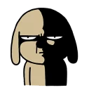 😐 emoji Hello Brown by THESETH Telegram sticker 13 of 102