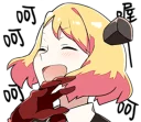 😳 emoji Angels of Death Telegram sticker 5 of 40