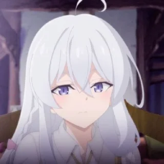⌨ emoji Elaina ~ CR : Google Telegram sticker 3 of 19