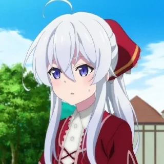⌨ emoji Elaina ~ CR : Google Telegram sticker 2 of 19