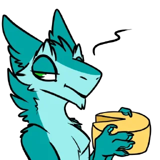 🧀 emoji Lappie's sergal Telegram sticker 13 of 20