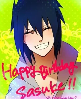 Sticker from Sasuke