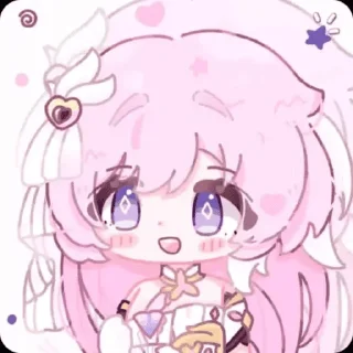 🥰 emoji Elysia No.1 in the world Telegram sticker 9 of 65