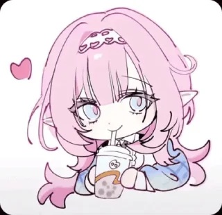 🥰 emoji Elysia No.1 in the world Telegram sticker 10 of 65