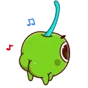 🍑 emoji 搖屁屁 Telegram sticker 6 of 25