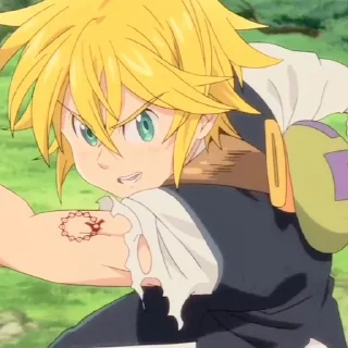 🧽 emoji Meliodas @URKAWAIIWAIFU Telegram sticker 7 of 34