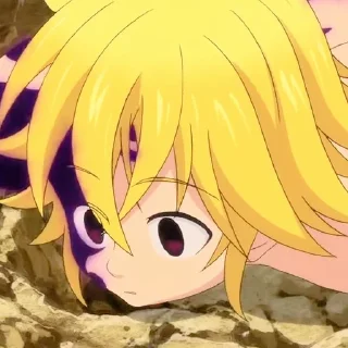 🧽 emoji Meliodas @URKAWAIIWAIFU Telegram sticker 11 of 34