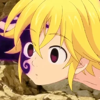 🧽 emoji Meliodas @URKAWAIIWAIFU Telegram sticker 12 of 34