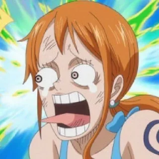 🍊 emoji Nami Telegram sticker 13 of 62