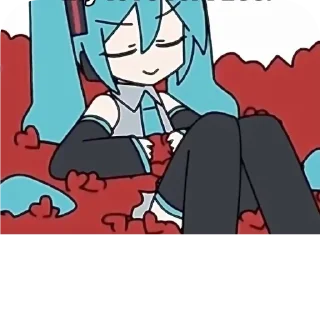 👄 emoji Miku Telegram sticker 13 of 60