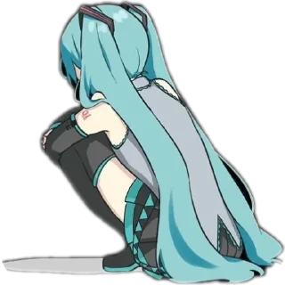 🪑 emoji Miku Telegram sticker 22 of 60