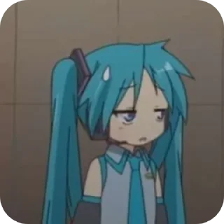 👄 emoji Miku Telegram sticker 8 of 60
