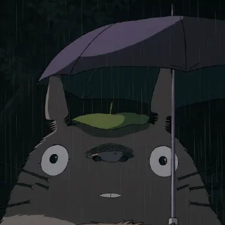 🌲 emoji My Neighbor Totoro 🌲 // @Anime_Sticker_noob Telegram sticker 7 of 57