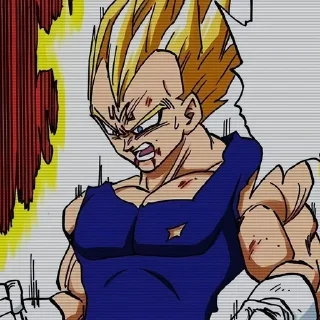 🌟 emoji Vegeta :: @Hanim1O Telegram sticker 22 of 120