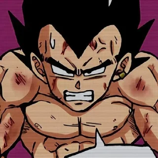🌟 emoji Vegeta :: @Hanim1O Telegram sticker 5 of 120