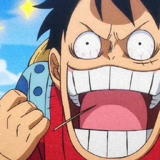 🥟 emoji ★!¡ Luffy – @LEVIOSAASTICKER Telegram sticker 17 of 80
