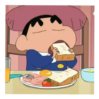 🍞 emoji shinchan nya kaell Telegram sticker 21 of 120