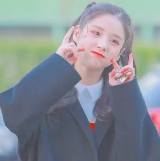 🎀 emoji Heejin | by : @Tikelnysun Telegram sticker 8 of 30