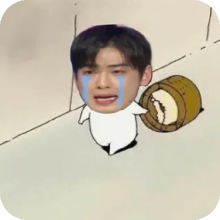 🙂 emoji Cha Eunwoo Telegram sticker 5 of 38