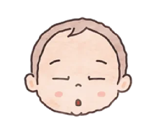 😴 emoji xoxo baby | @cutestickers4you Telegram sticker 23 of 24