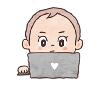😐 emoji xoxo baby | @cutestickers4you Telegram sticker 10 of 24