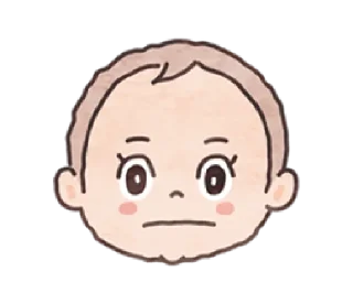 😕 emoji xoxo baby | @cutestickers4you Telegram sticker 24 of 24