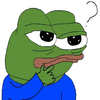 🤔 emoji Pepe Telegram sticker 8 of 78