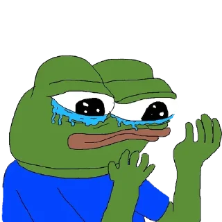 😭 emoji Pepe Telegram sticker 9 of 78