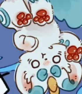 😐 emoji 有兽焉啦啦啦(*´I`*) Telegram sticker 9 of 120
