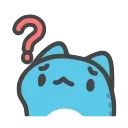 ❔ emoji 咖波 動態 Emoji ① @Capoo_Stickers Telegram sticker 16 of 46