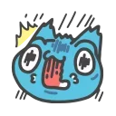 Sticker from 咖波 動態 Emoji ① @Capoo_Stickers