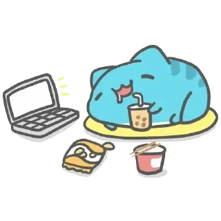 💬 emoji Capoo Telegram sticker 13 of 30