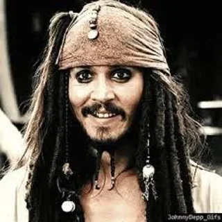 Sticker from Captain Jack sparrow