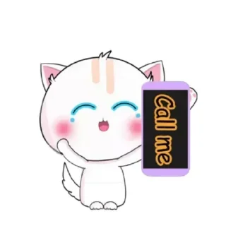 🤙 emoji Cute Cat || @harsh246 Telegram sticker 12 of 20