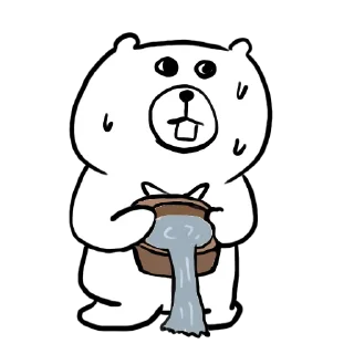 😢 emoji 摸摸熊：你今晚的美夢 @cutemomobear Telegram sticker 20 of 120