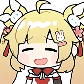 🤤 emoji C酱兔兔纪念包 Telegram sticker 14 of 31