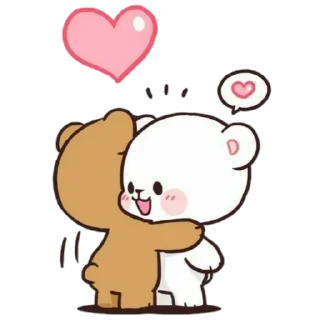 🤎 emoji Milk Mocha Bears Telegram sticker 16 of 21