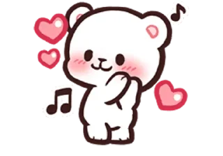 ☺️ emoji Milk Mocha Bears Telegram sticker 5 of 21