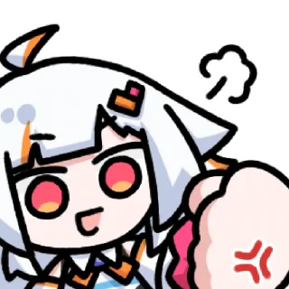 😡 emoji B站安奈奈 @zhaxia_cn Telegram sticker 15 of 16