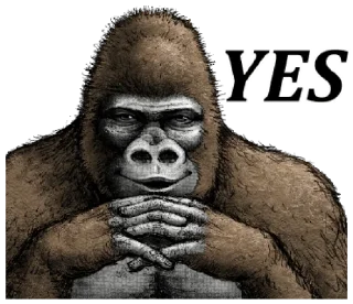 👍 emoji Gorilla Gorilla 2 @urfavorito Telegram sticker 18 of 41