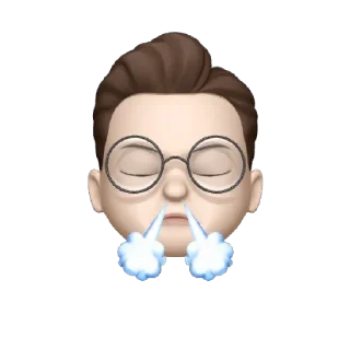 🦊 emoji apple memoji by : @wichies on telegram Telegram sticker 7 of 36