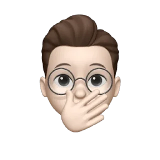 🦊 emoji apple memoji by : @wichies on telegram Telegram sticker 18 of 36