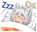 😴 emoji 天狗組+紺珠組 Telegram sticker 5 of 64
