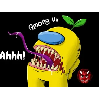 👹 emoji Among Us Telegram sticker 21 of 36