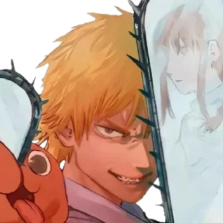 😒 emoji Denji Chainsaw man @Anak_kucing_stiker Telegram sticker 18 of 60