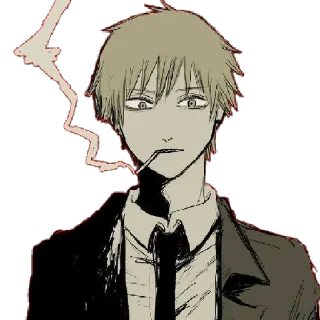 😒 emoji Denji Chainsaw man @Anak_kucing_stiker Telegram sticker 7 of 60