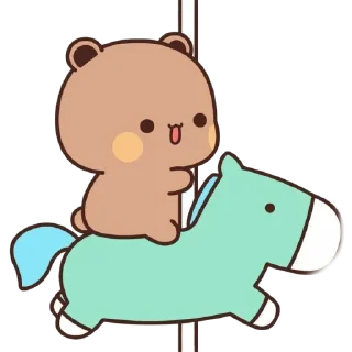 ❤️ emoji brown cutie Telegram sticker 21 of 57