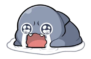 😭 emoji Sharkoo    @xemlixus‎ ‎ ‎ ‎ ‎ ‎ Telegram sticker 14 of 37