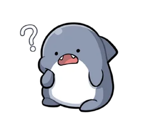 ❓ emoji Sharkoo    @xemlixus‎ ‎ ‎ ‎ ‎ ‎ Telegram sticker 22 of 37